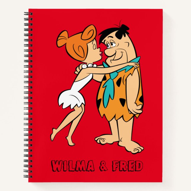 Carnet Les Pierrafeu | Wilma Kissing Fred (Devant)