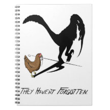 Les poulets se souviennent (Dinosaure Caricature)