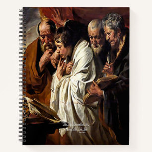 Carnet Les quatre évangélistes Matthew Mark Luke John