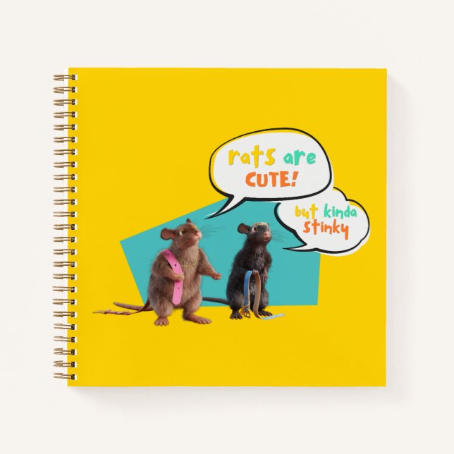 Carnet Les Rats Sont Mignons Mais Plutôt Stinky (Devant)