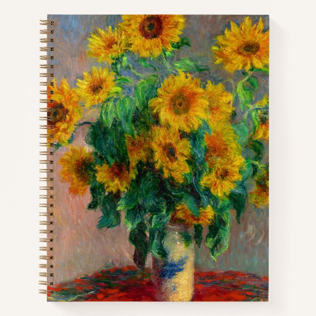 Carnet Les tournesols de Monet (Devant)