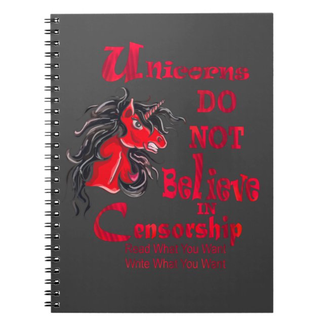 Carnet Les Unicornes Ne Croient Pas... (Devant)