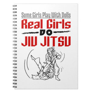 Carnet Les vraies filles Do Jiu Jitsu BJJ Jiujitsu Femmes