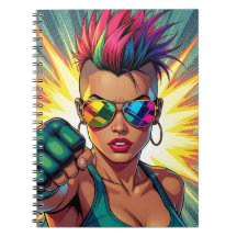 Lesbienne LGBT Mohawk Uppercut Pop Art