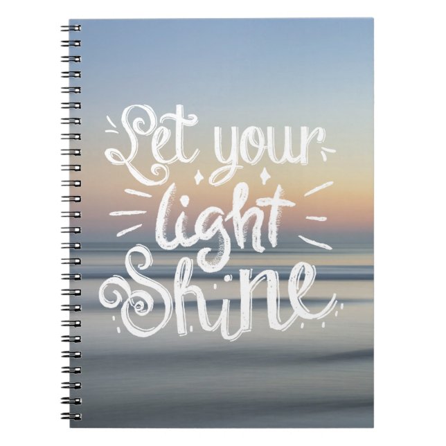 Carnet Let Your Light Shine (Devant)