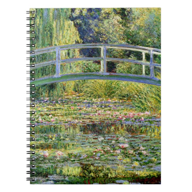 Carnet L'étang de nénuphar par des beaux-arts de Monet (Devant)