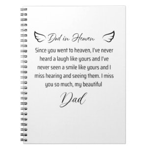 Carnet Letter to my dad in heaven