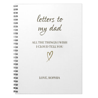 Carnet Letters to My Dad – Personalized Letter