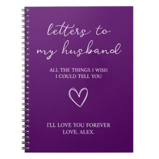 Carnet Letters to my Husband 