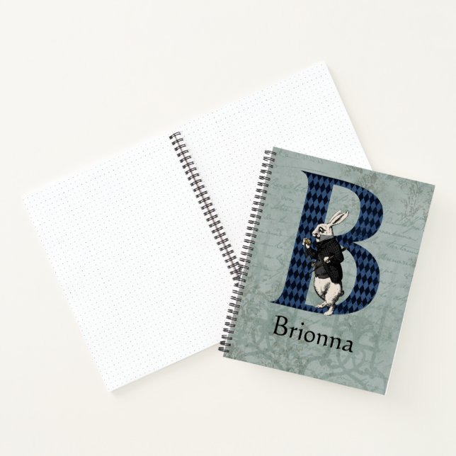 CARNET LETTRE BLANCHE BLANCHE DE ROBE BALLOUE B (Intérieur)