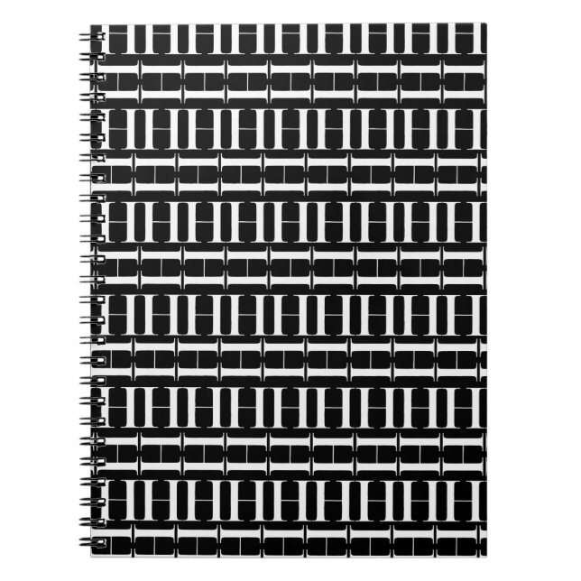 Carnet Lettre initiale H monogramme (Devant)