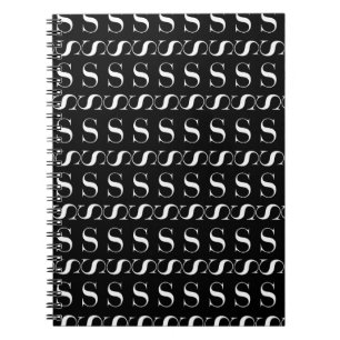 CARNET LETTRE INITIALE MONÂTRE S