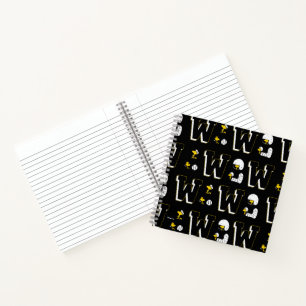 Carnet Lettre sport Woodstock Varsity Motif
