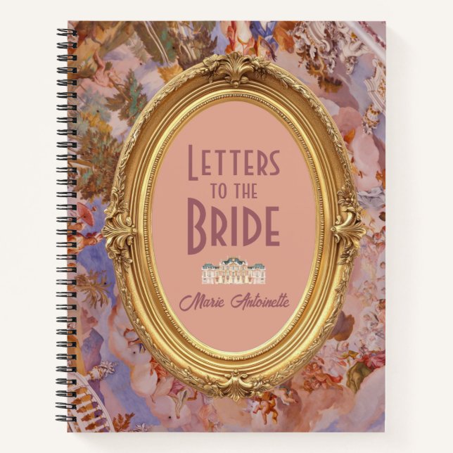 Carnet Lettres à la mariée Soft Renaissance Rococo (Devant)