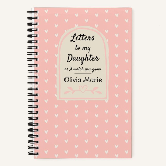 Carnet Lettres À Ma Fille Tandis Que Je Vous Regarde Croî (Recto)