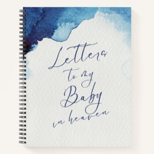 Carnet Lettres à mon bébé dans le ciel