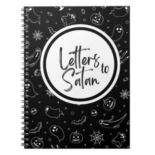 Carnet Lettres à Satan - Halloween