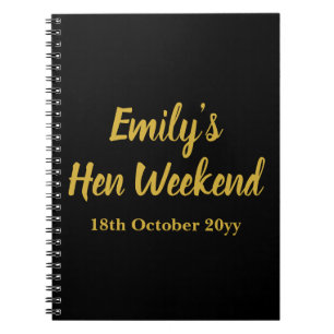 Carnet Lettres personnalisées à la mariée pour un week-en