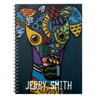 Carnet Lévrier - retiré emballant la délivrance