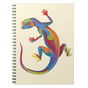 Carnet Lézard Peint