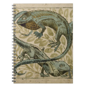 Carnet Lézards, conception pour une tuile (la semaine sur