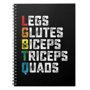 Carnet LGBTQ Jambes Fessiers Biceps Triceps Quadriceps Dr