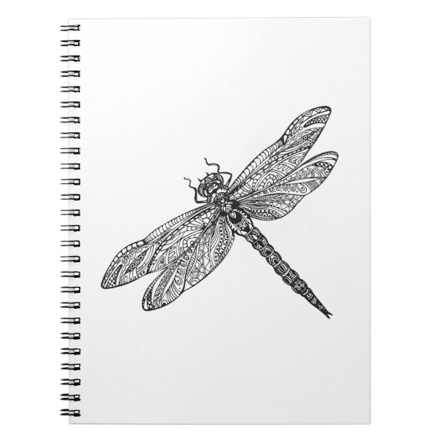 Carnet Libellule dans le style (Devant)