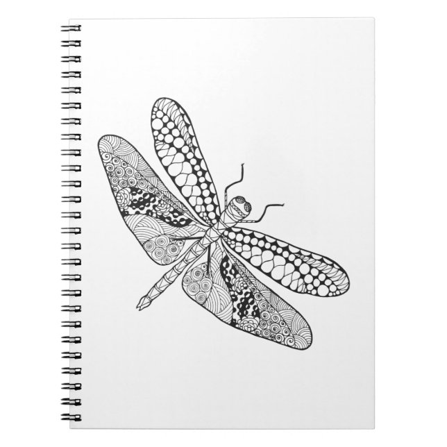 Carnet Libellule Zendoodle (Devant)
