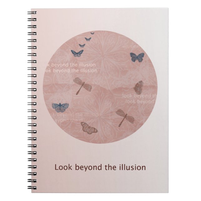 Carnet libellules et papillons (Devant)