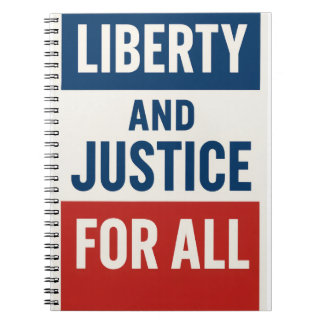 Carnet Liberty and Justice For All – Bold Minimalist