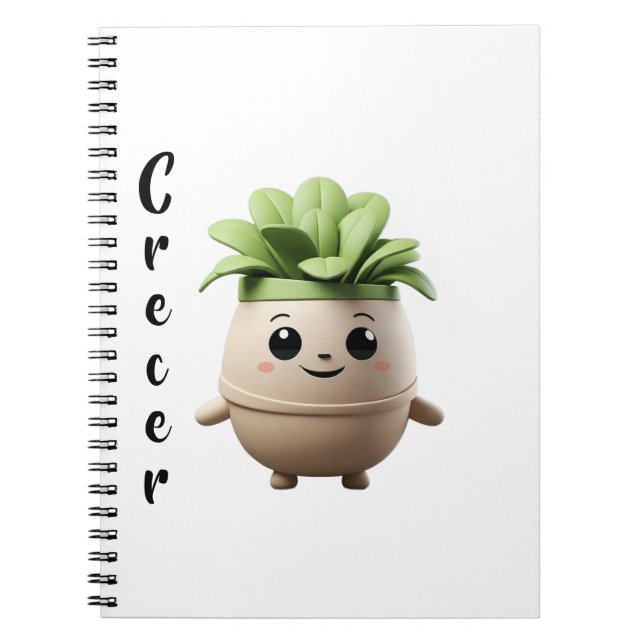 Carnet Libreta Pipo Crecer – Ideas que Florecen (Devant)