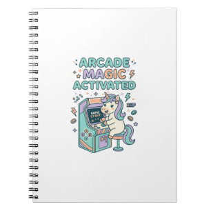 Carnet Licorne Arcade Magie Activée Produit Tendance Grap