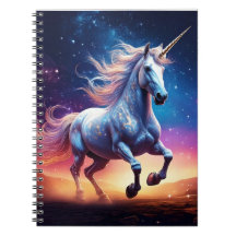 Licorne Cosmique Galaxie Spirale Éthérée Majestueu