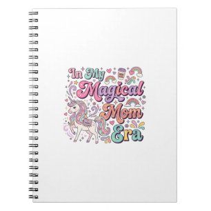 Carnet Licorne Dans Mon Ère De Maman Magique Kawaii POD A
