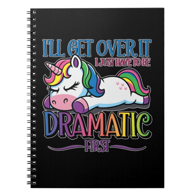 Carnet Licorne Dramatique (Devant)