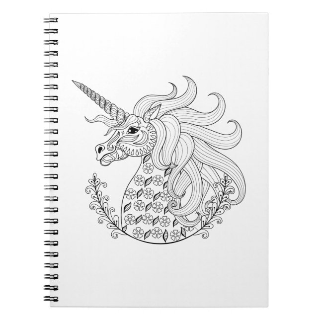 Carnet Licorne inspirée (Devant)