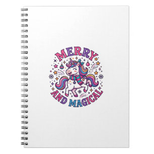 Carnet Licorne Joyeuse et Magique