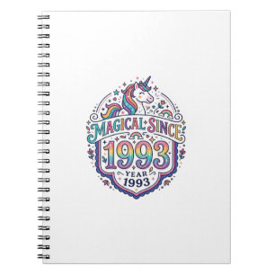 Carnet Licorne Magique Depuis Année Tendance Impression à