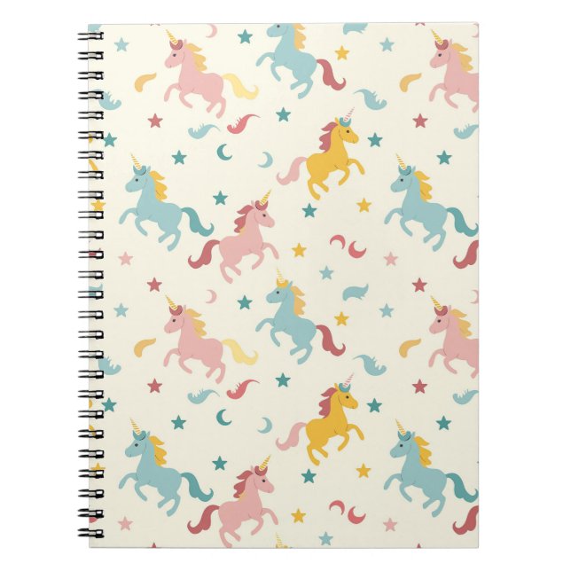 Carnet Licorne Mignonne  (Devant)