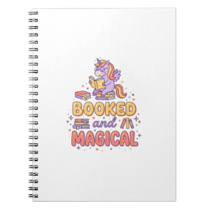 Carnet Licorne Réservée et Impression Magique Prête Fond 
