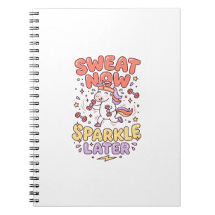 Carnet Licorne Transpiration Maintenant Paillettes Plus T