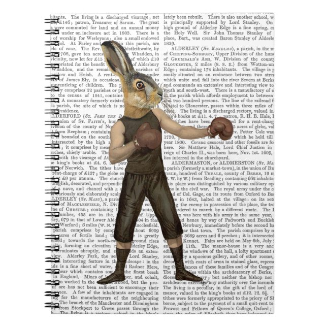 Carnet Lièvre de boxe (Devant)