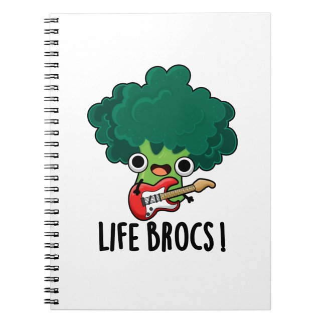 Carnet Life Brocs Funny Veggie Broccoli Pun  (Devant)