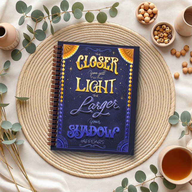 Carnet Light & Shadow Inspirational Spiral Notebook  (Créateur téléchargé)