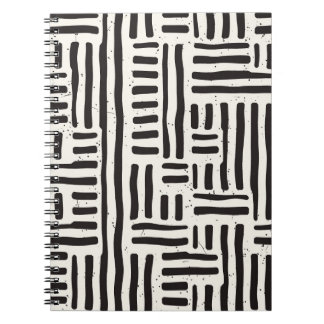 Carnet Lignes dessinées à la main, texture grossière et t