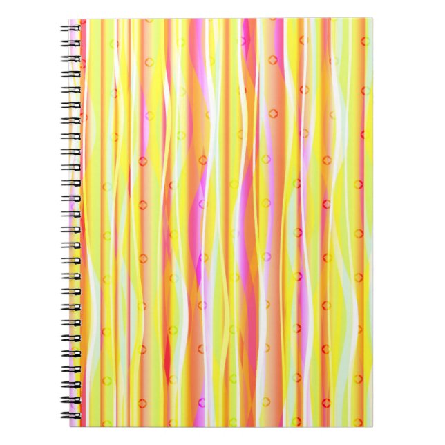 Carnet Lignes onduleuses (Devant)
