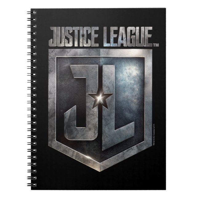 Carnet Ligue de Justice | Bouclier JL métallique (Devant)