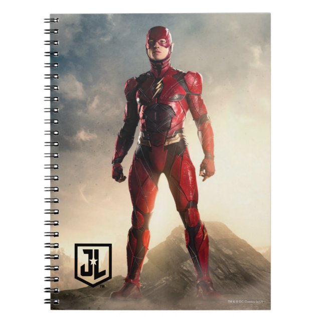 Carnet Ligue de Justice | Le Flash Sur Le Champ De Batail (Devant)