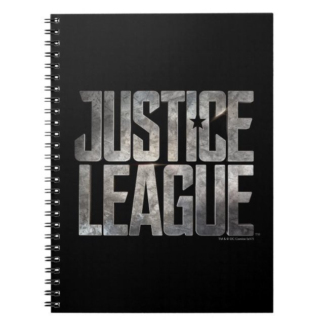 Carnet Ligue de Justice | Logo métallique de la Ligue de  (Devant)