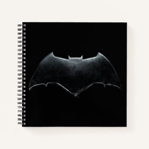 Carnet Ligue de Justice Symbole de batman métallique